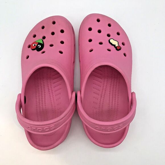 Crocs Classic Pink Clog Men's 6 - Women's 8  Comfort Shoe Slip On Water Sandal - Picture 6 of 11